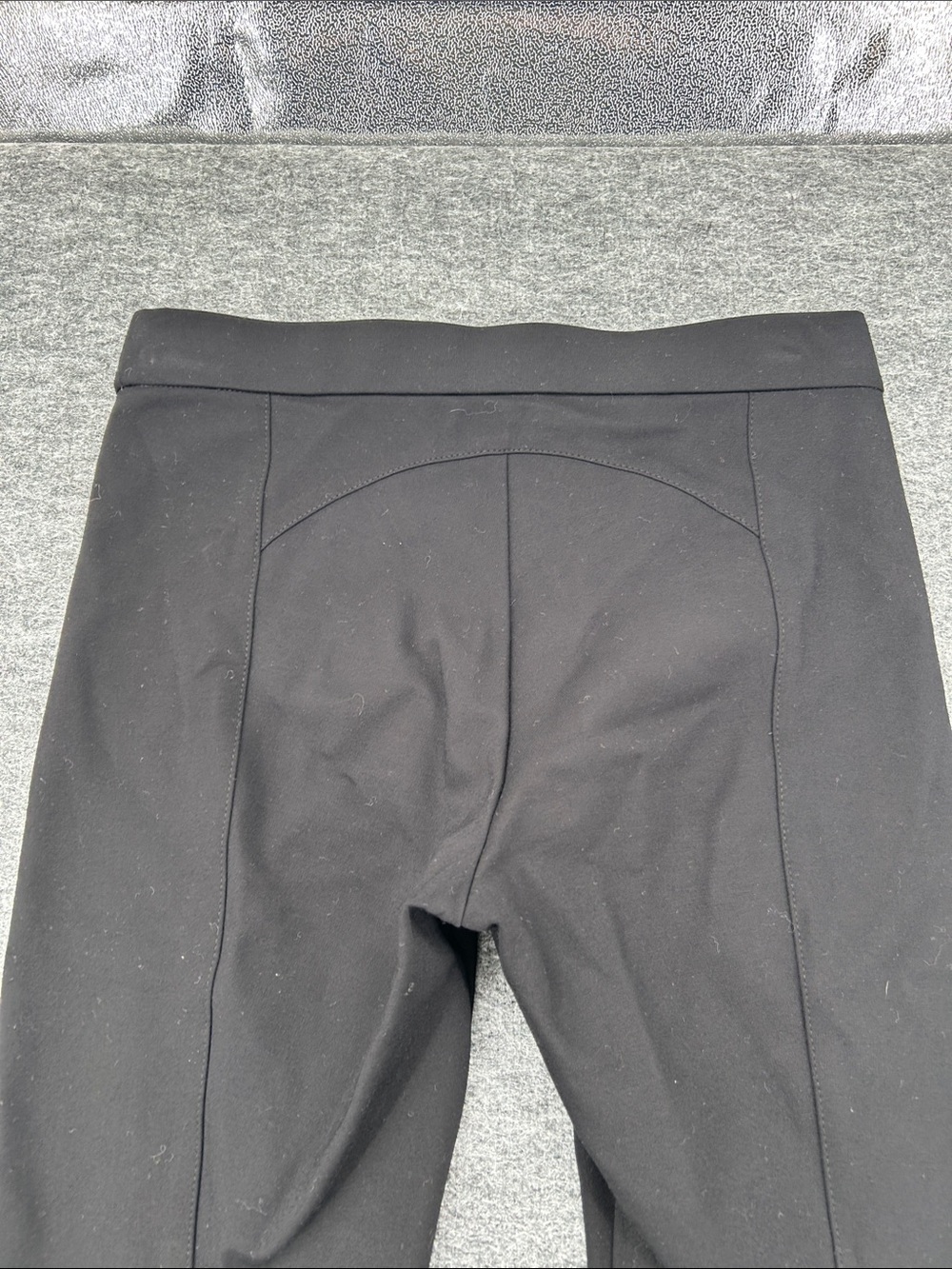 Tory Burch Black Leggings with Orange Logo Tag Size Small - Picture 8 of 11